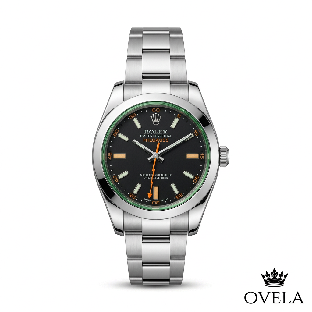 Couverture Milgauss avec la présentation du modèle fourni