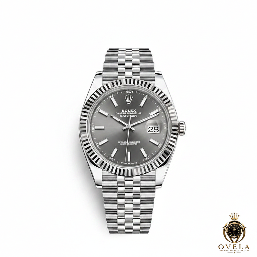 Datejust 41 - Fond blanc + OVELA