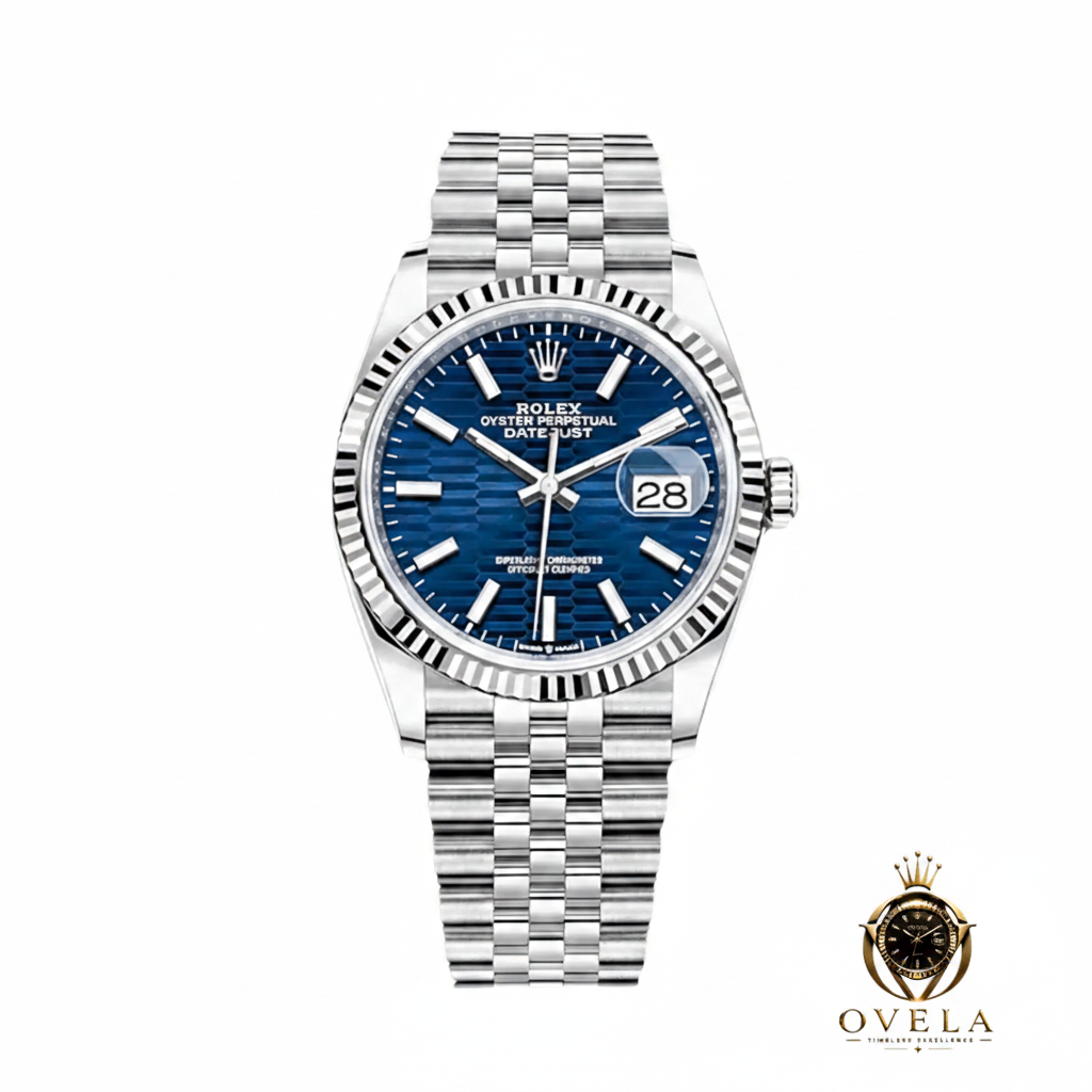 Datejust 41 - Fond blanc + OVELA