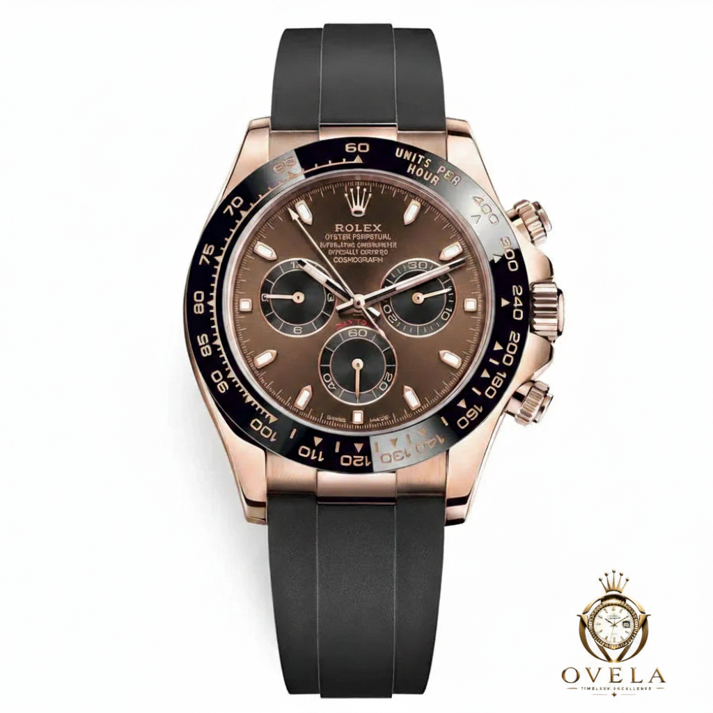 Daytona Choco Oysterflex - Fond blanc + OVELA