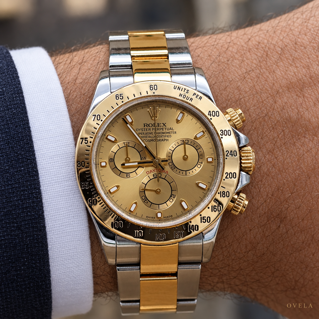 Rolex Daytona Cosmograph Bicolore – Acier & doré , Cadran Champagne