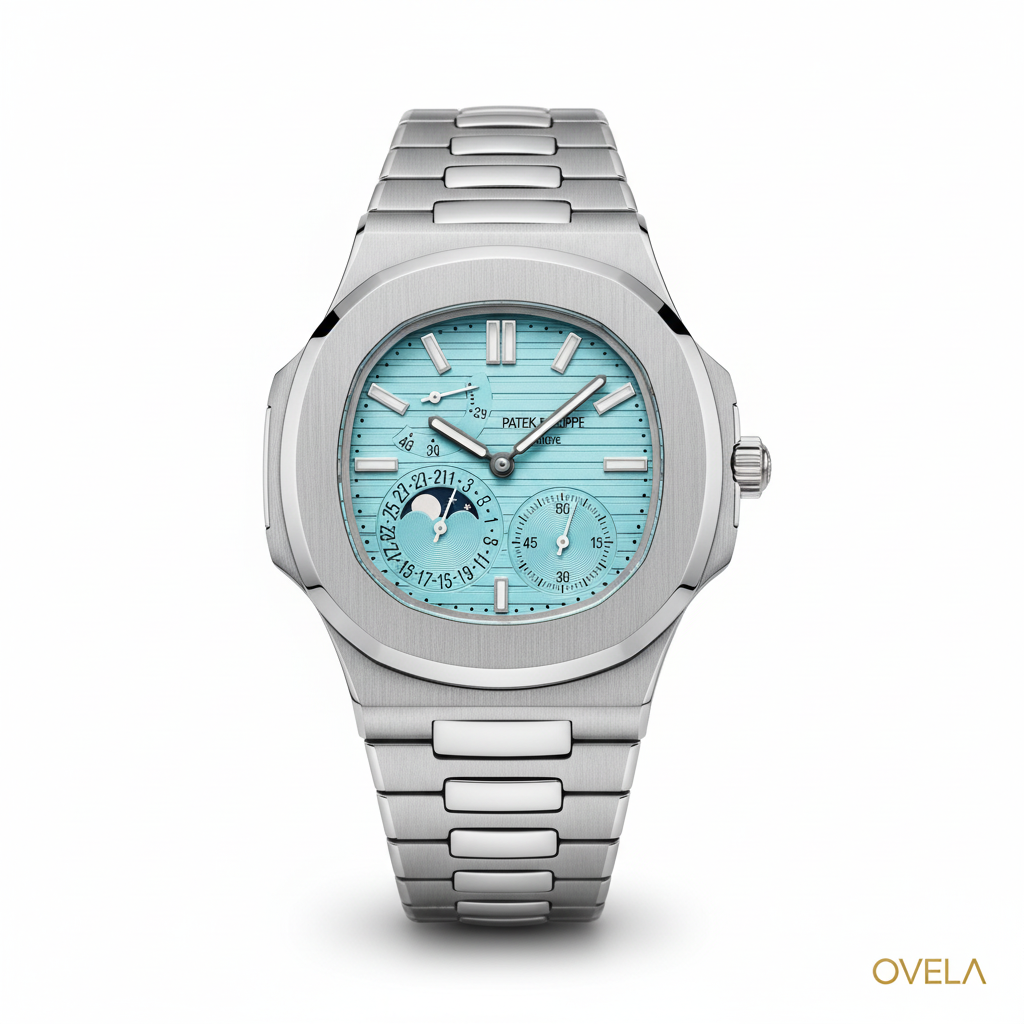 Patek Philippe Nautilus 5726 — Acier | Cadran Bleu Ciel | Phase de Lune