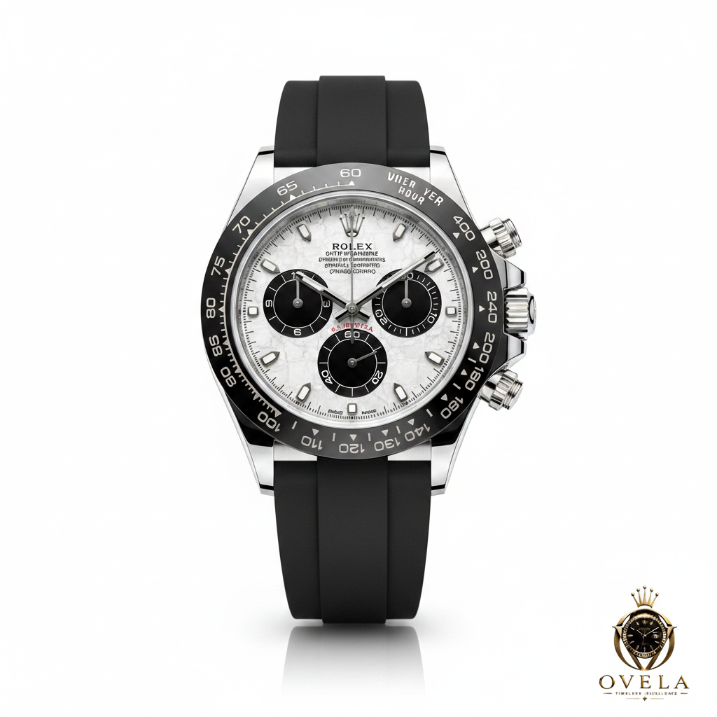 Daytona Ghost - Fond blanc avec logo OVELA