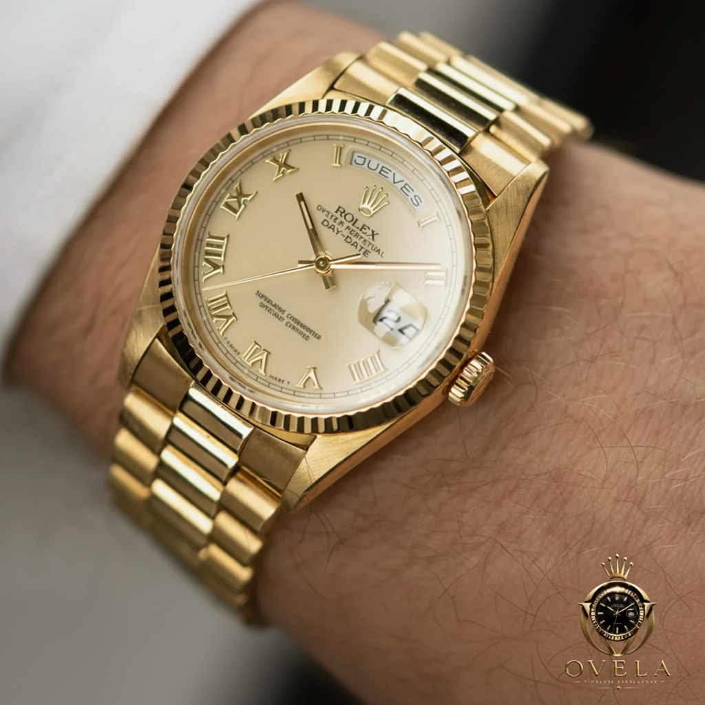 Rolex Day-Date - Vue au poignet lifestyle