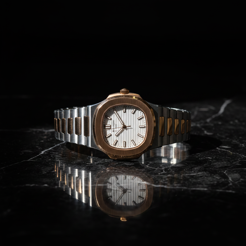 Patek Philippe Nautilus bicolore marbre noir