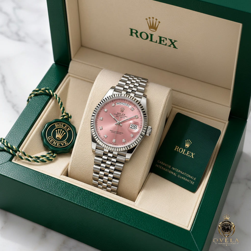 Rolex Day-Date main + OVELA