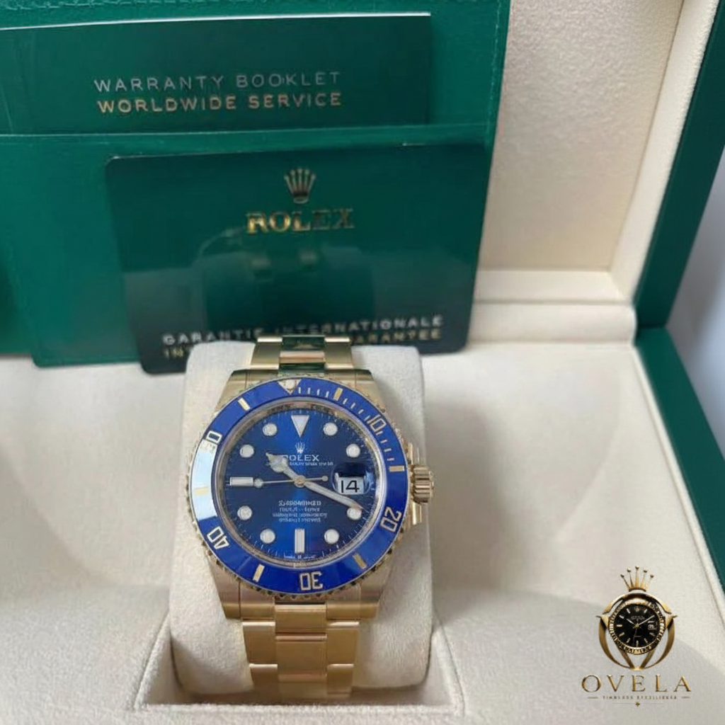 Submariner Or/Bleu - Boîte 3/4 + OVELA