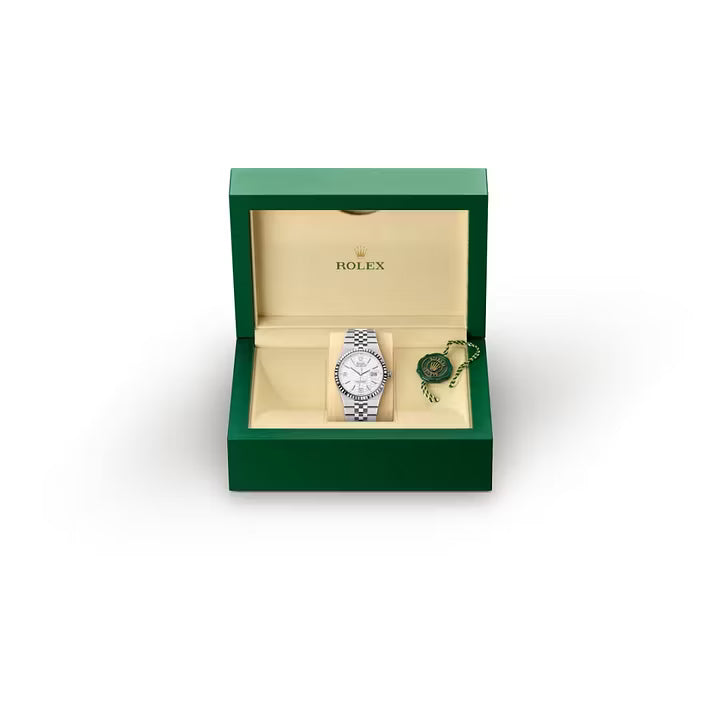 Rolex Land-Dweller，Oyster, 36 mm, Oystersteel WHITE GOLD