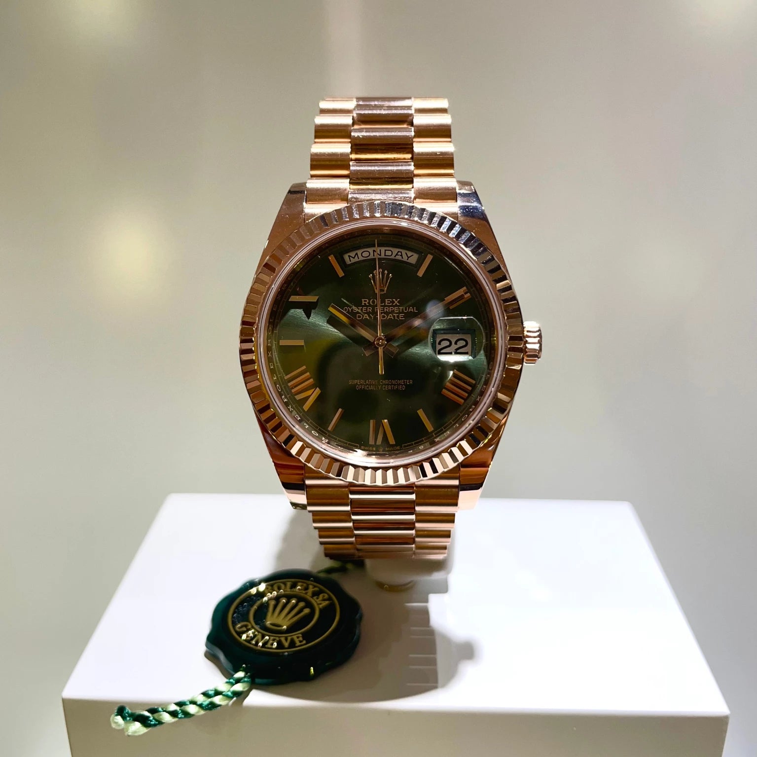 Rolex Day-Date – Cadran Vert Olive