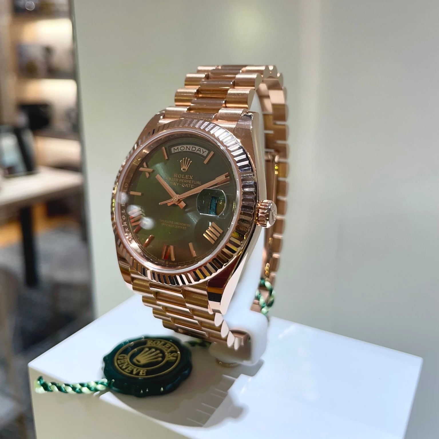 Rolex Day-Date – Cadran Vert Olive