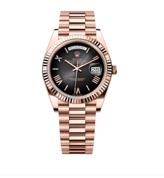 Rolex Day-Date – Rose Gold – Slate Ombre Dial