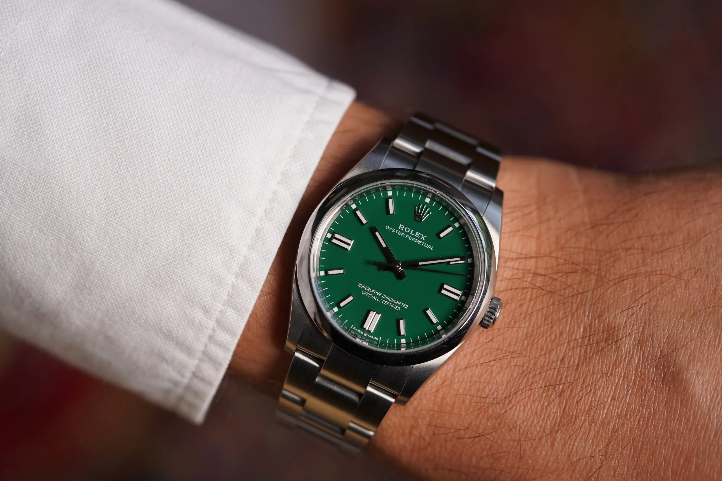 Rolex Oyster Perpetual – Green Dial