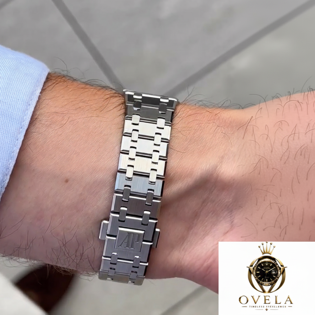AP Royal Oak Tourbillon dos bracelet AP + OVELA