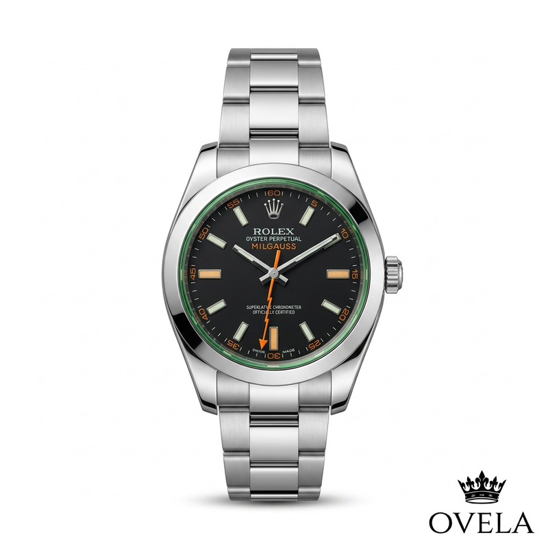 Couverture Milgauss avec la présentation du modèle fourni
