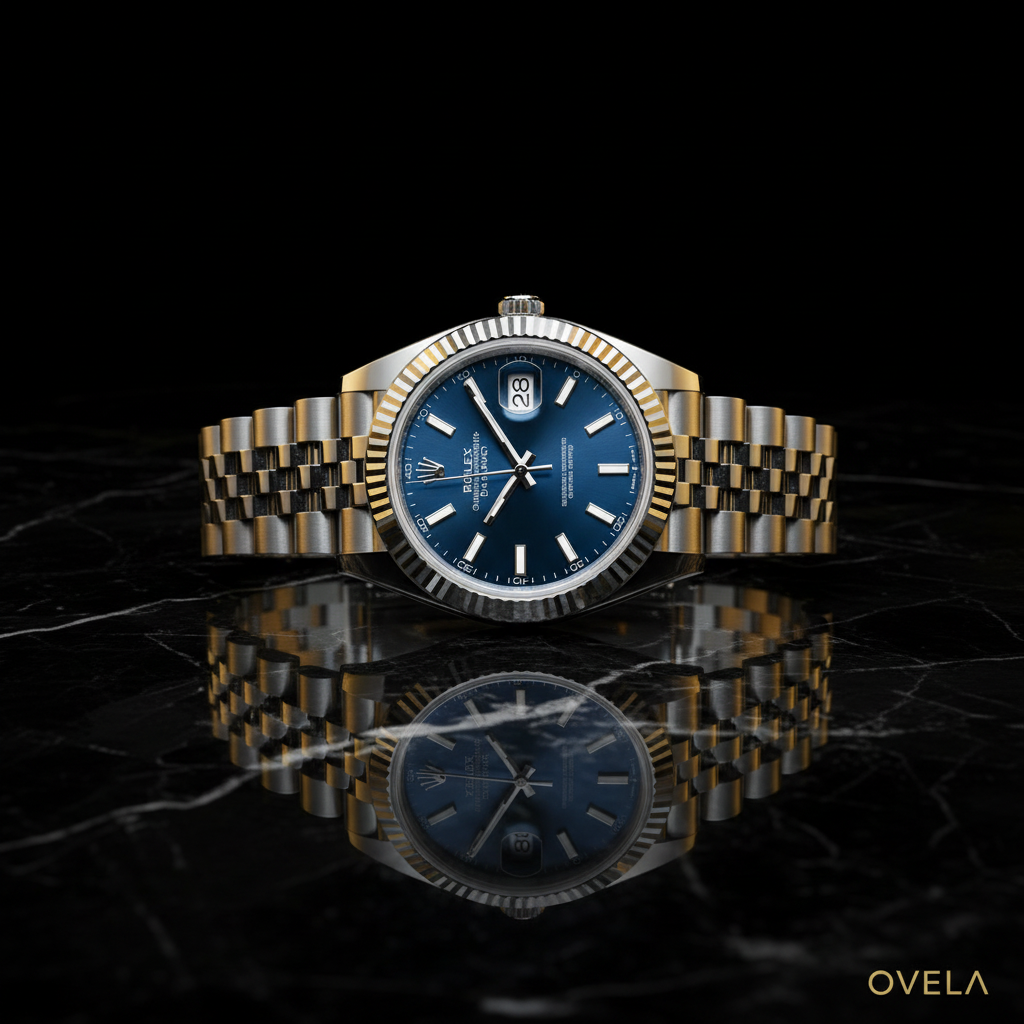 Datejust fond noir marbre