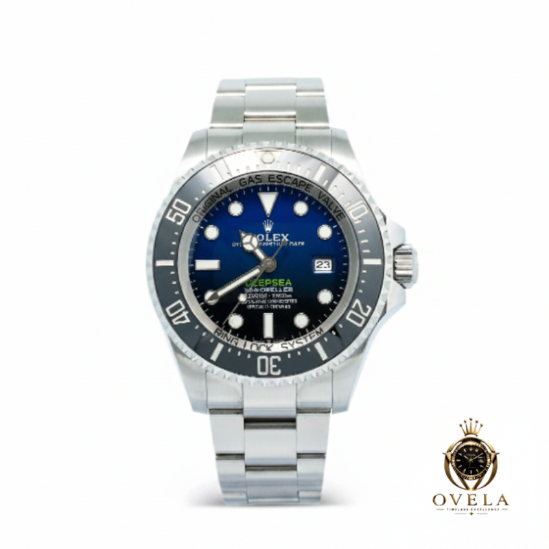 Deepsea D-Blue - Fond blanc + OVELA