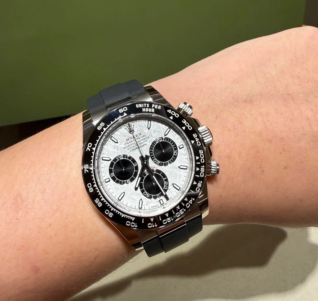 Daytona Ghost Dial Oysterflex White