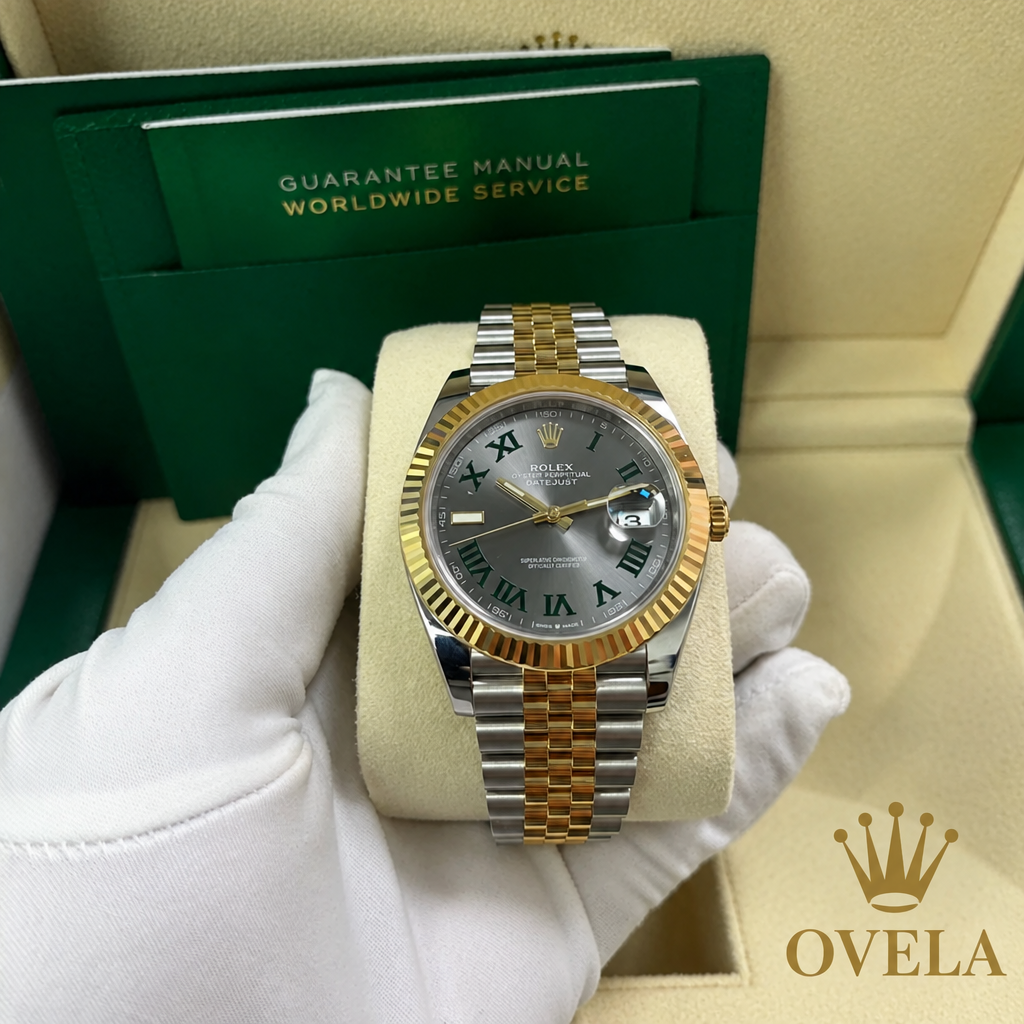 Rolex Datejust 41 | Two-Tone | Cadran Slate | Jubilee