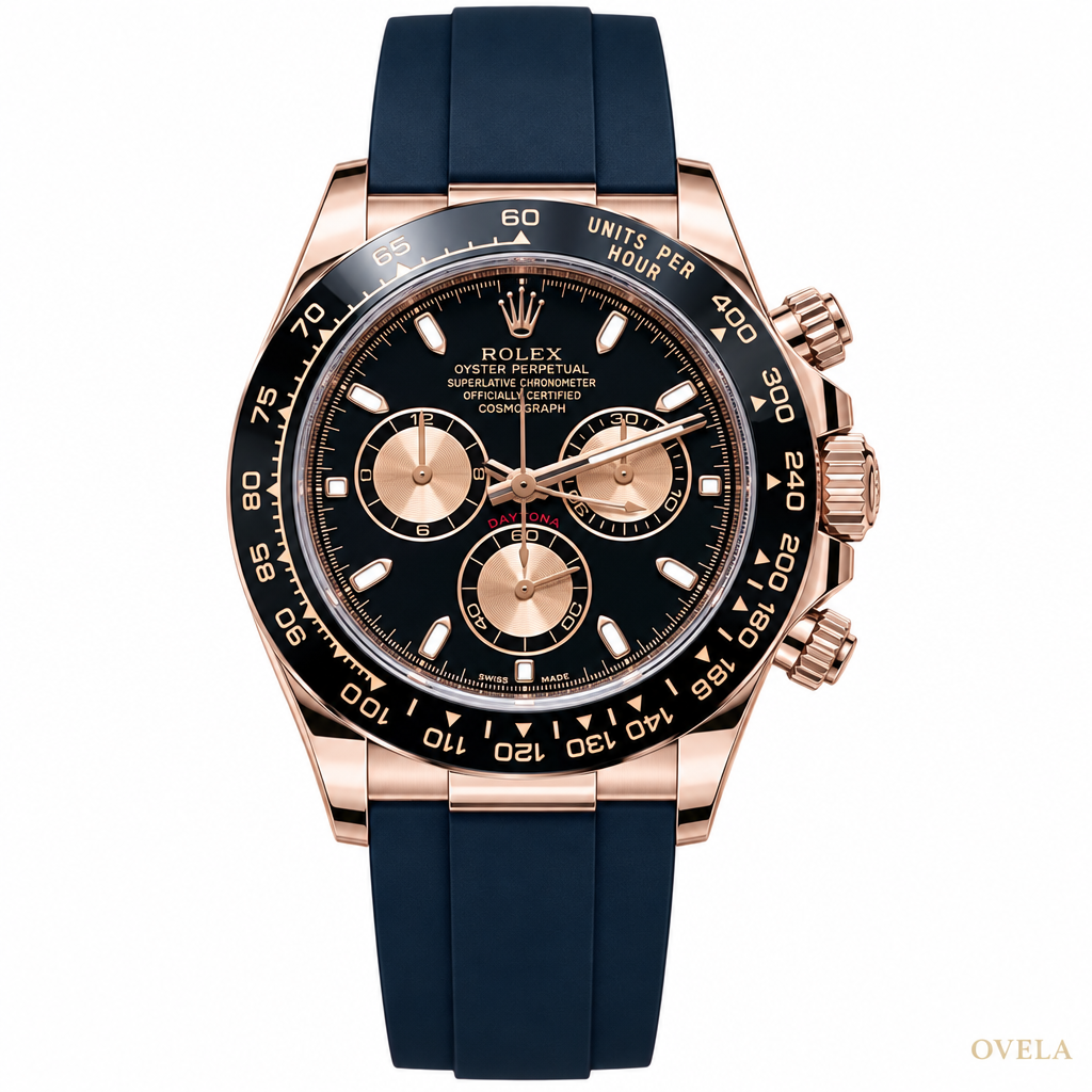 Rolex Daytona Cosmograph –  Everose , Cadran Noir, Bracelet Oysterflex