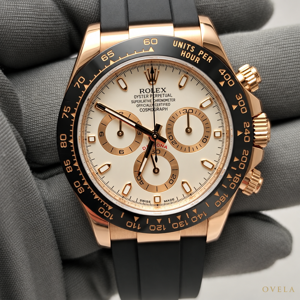 Rolex Daytona Cosmograph – Everose , Cadran Blanc, Bracelet Oysterflex