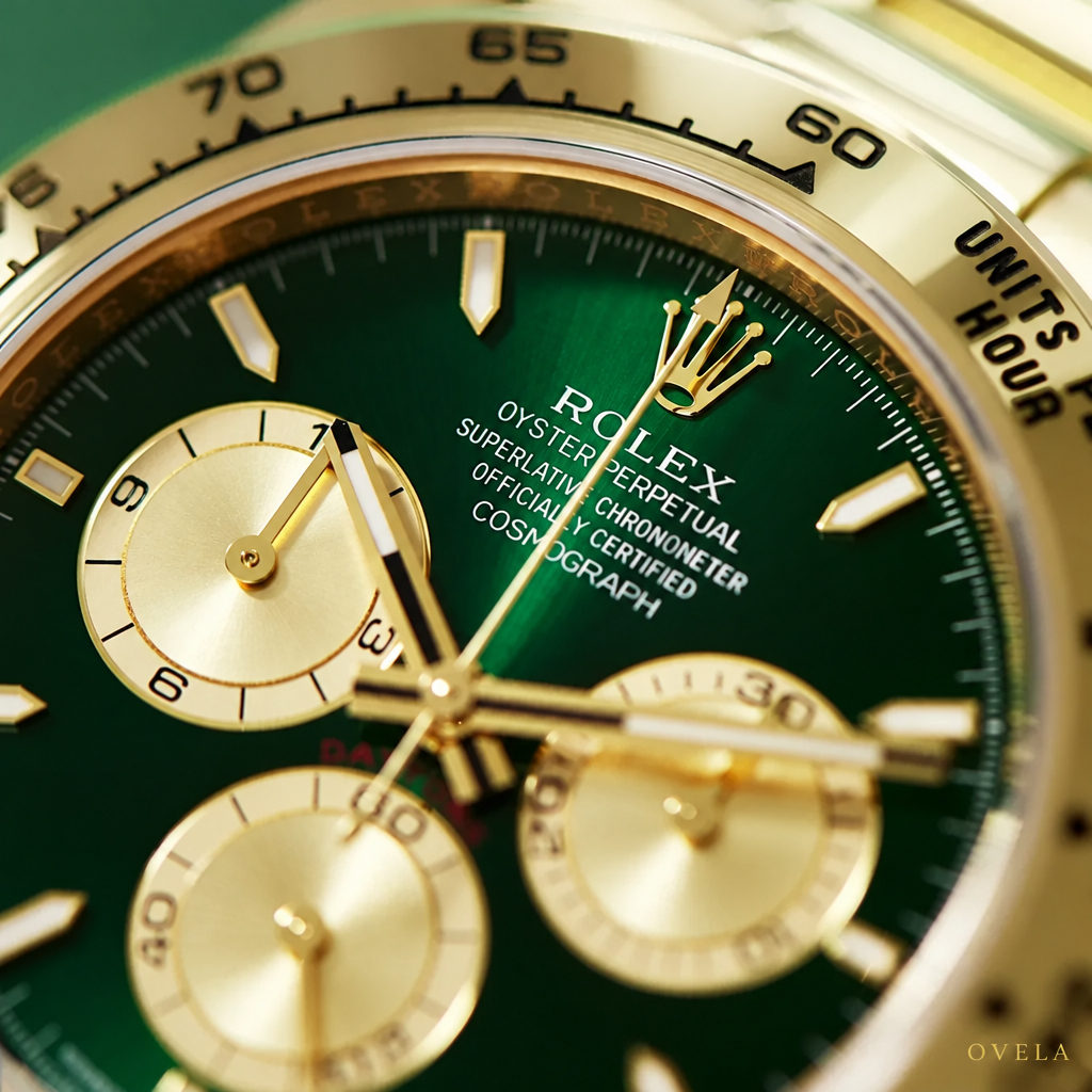 Rolex Daytona — doré | Cadran Vert | Bracelet Oyster