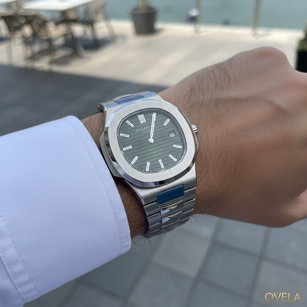 Patek Philippe Nautilus  — Acier | Cadran Vert  | Bracelet Acier