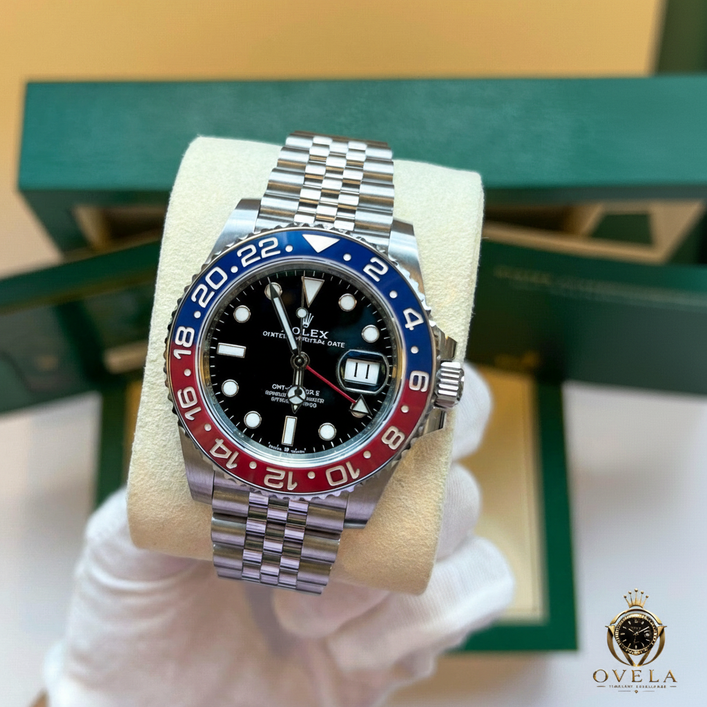GMT Pepsi - Main gant + boîte + OVELA
