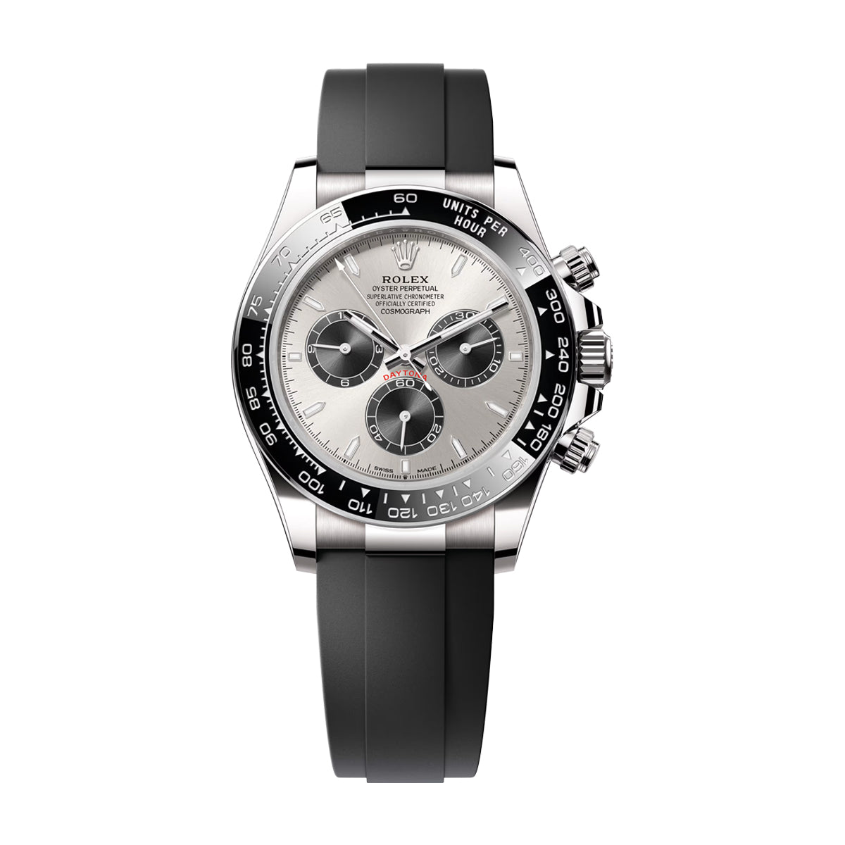 Daytona Ghost Dial Oysterflex White