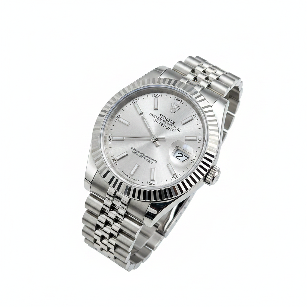 Rolex Datejust fond blanc