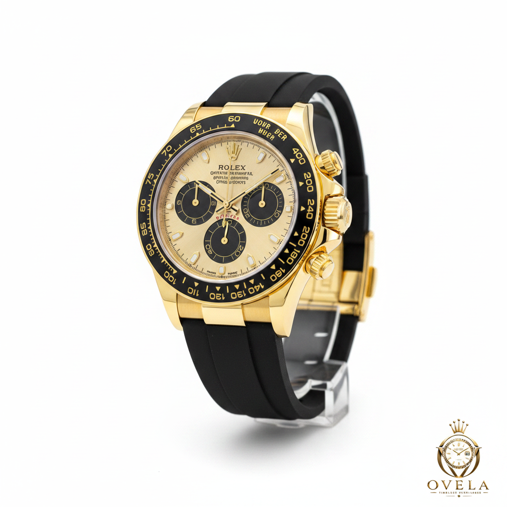 Daytona Doré - Fond blanc avec logo OVELA