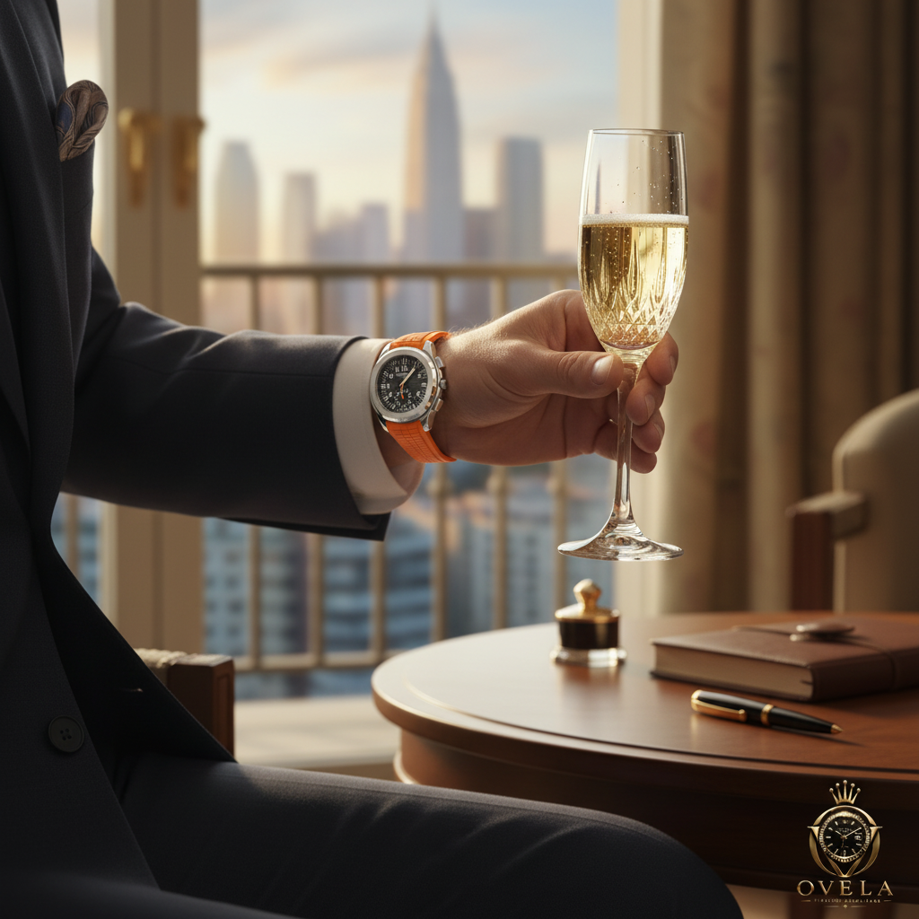 Patek Philippe Aquanaut Chrono - Au poignet lifestyle 1