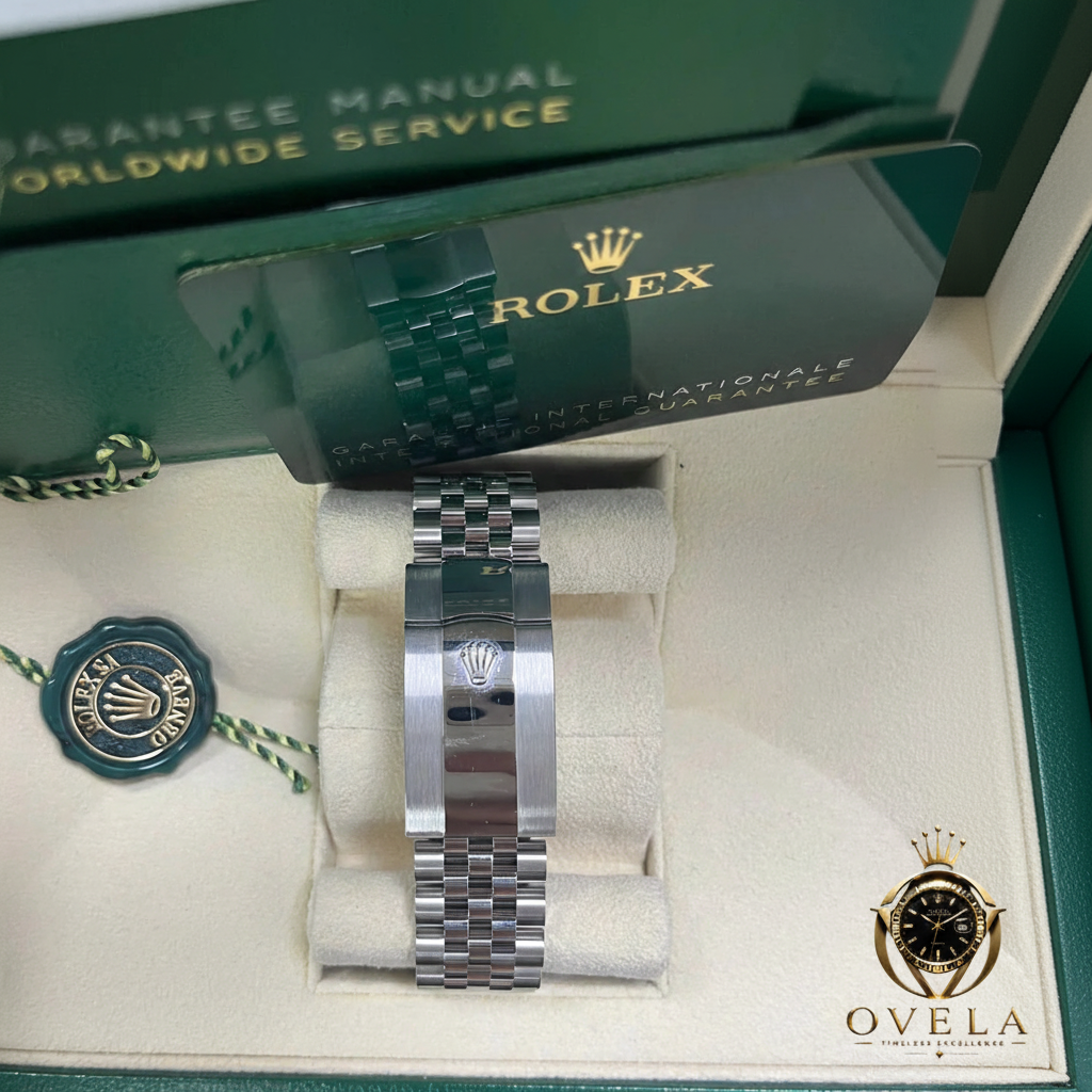 Sky-Dweller Green Jubilee - Dos fermoir avec logo OVELA