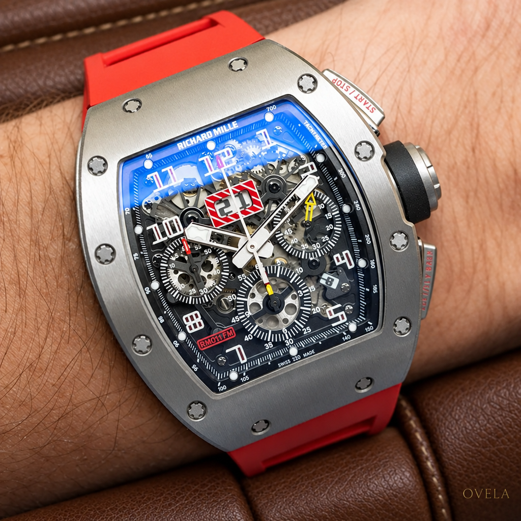 Richard Mille RM11-03 dans watch roll marron