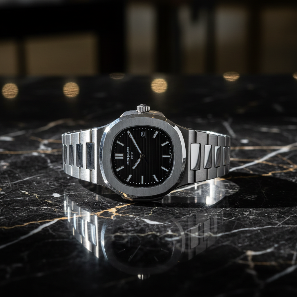 Patek Philippe Nautilus marbre noir