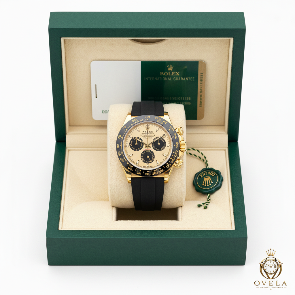 Daytona Doré - Boîte verte avec logo OVELA