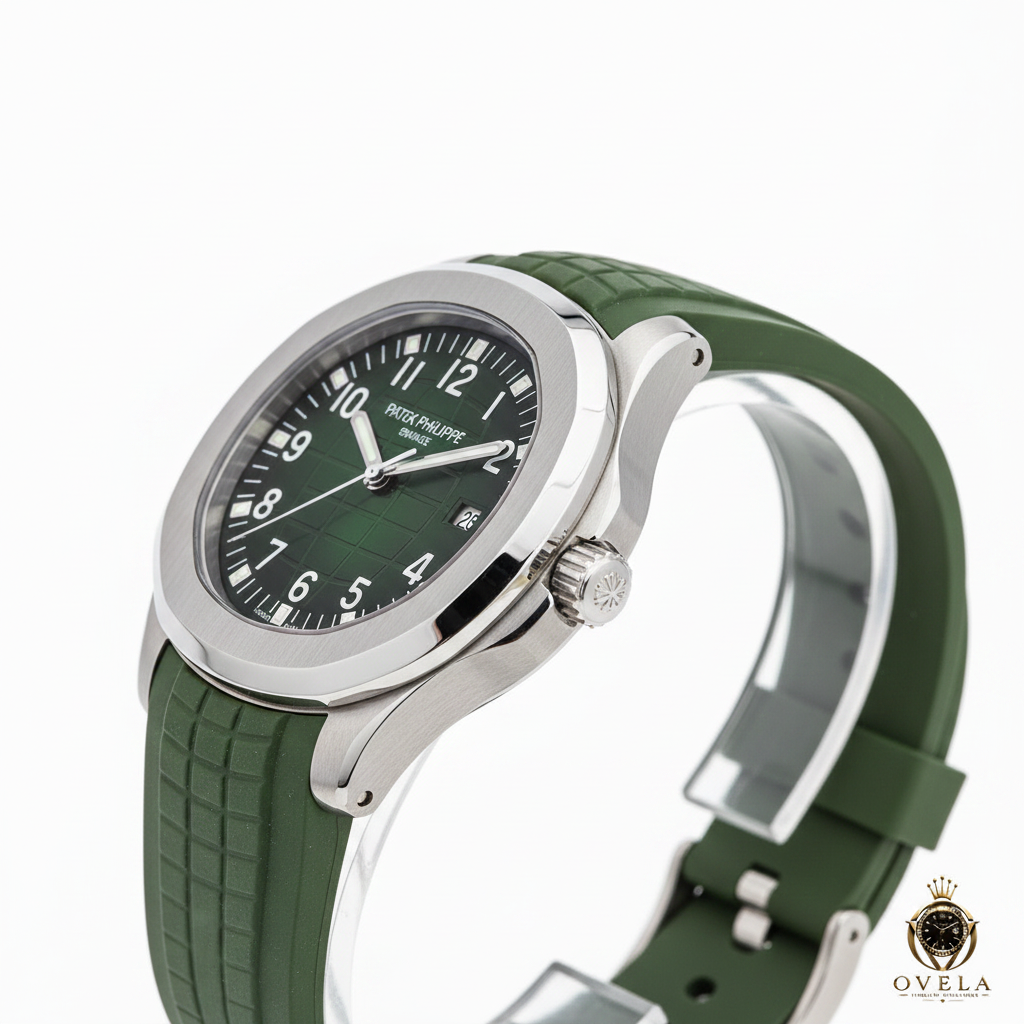 Patek Philippe Aquanaut Vert - Vue profil latéral