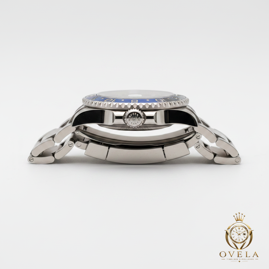 Rolex GMT-Master II Batman - Vue profil latéral