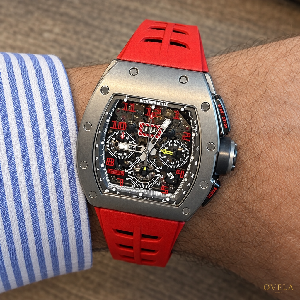 Richard Mille RM11-03 sur poignet chemise