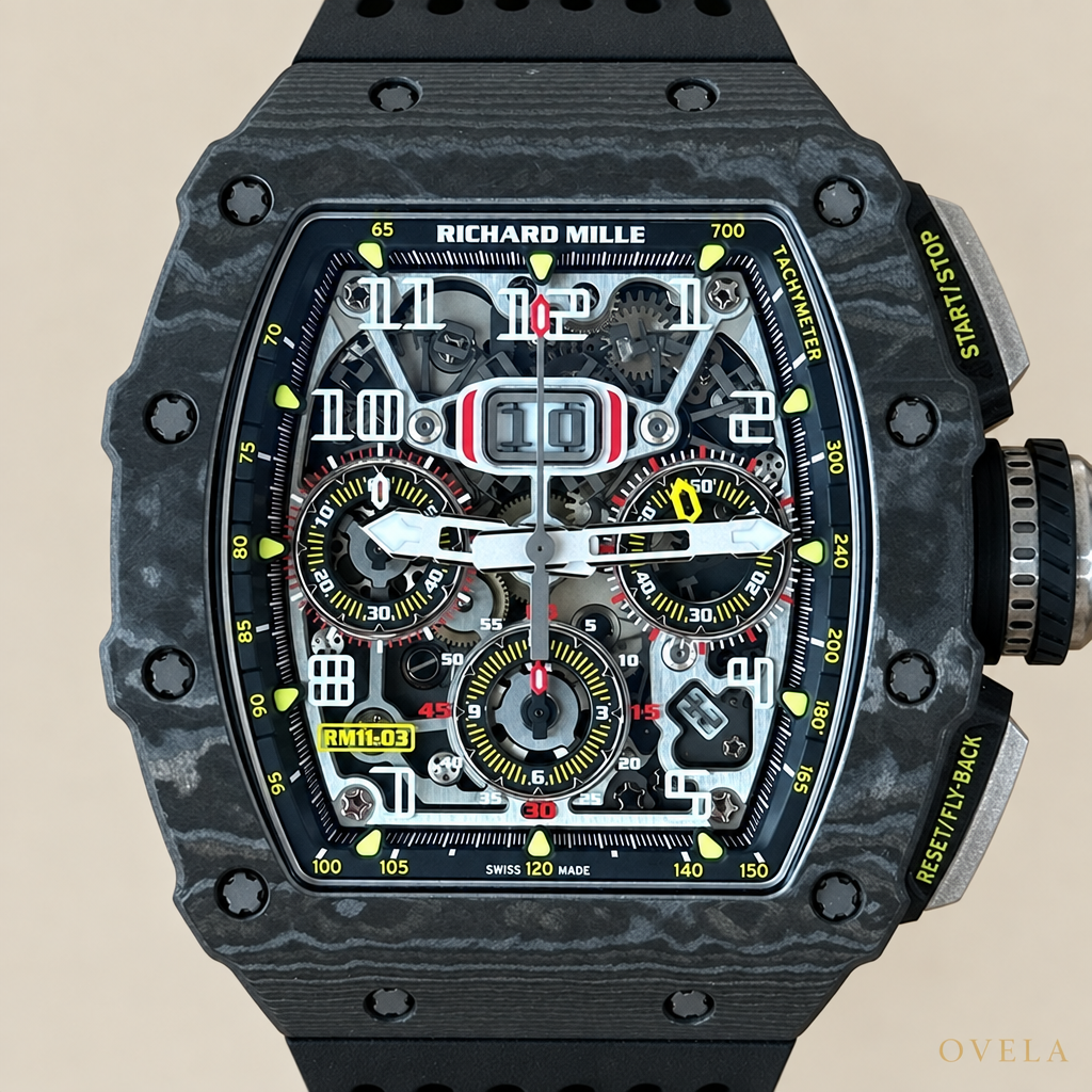 Richard Mille RM11-03 Carbon TPT fond beige