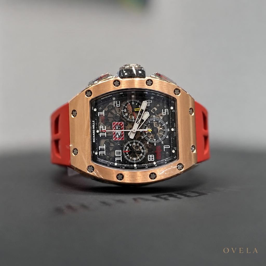 Richard Mille RM11-03 Or Rose fond gris boutique