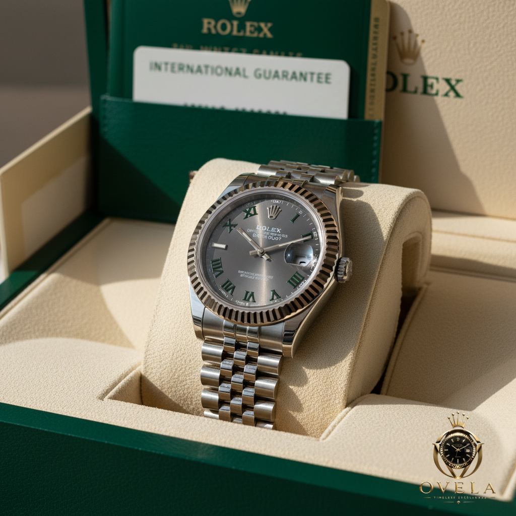 Rolex Datejust Wimbledon - Boîte documents avec logo OVELA