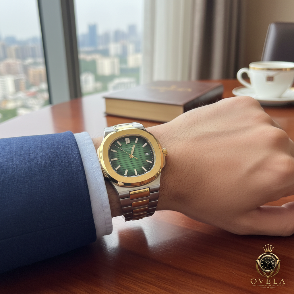 Patek Philippe Nautilus - Vue au poignet lifestyle