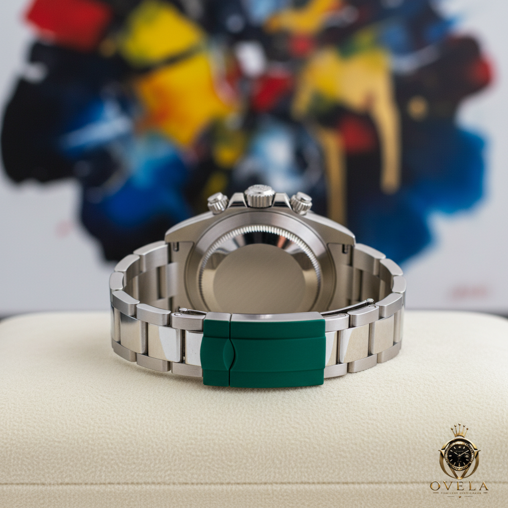 Rolex Daytona Baby Le Mans - Dos fermoir fermé avec logo OVELA