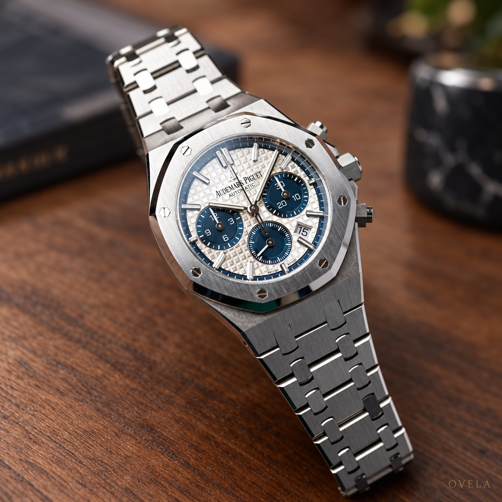 AP Royal Oak Chronographe Panda lifestyle bois