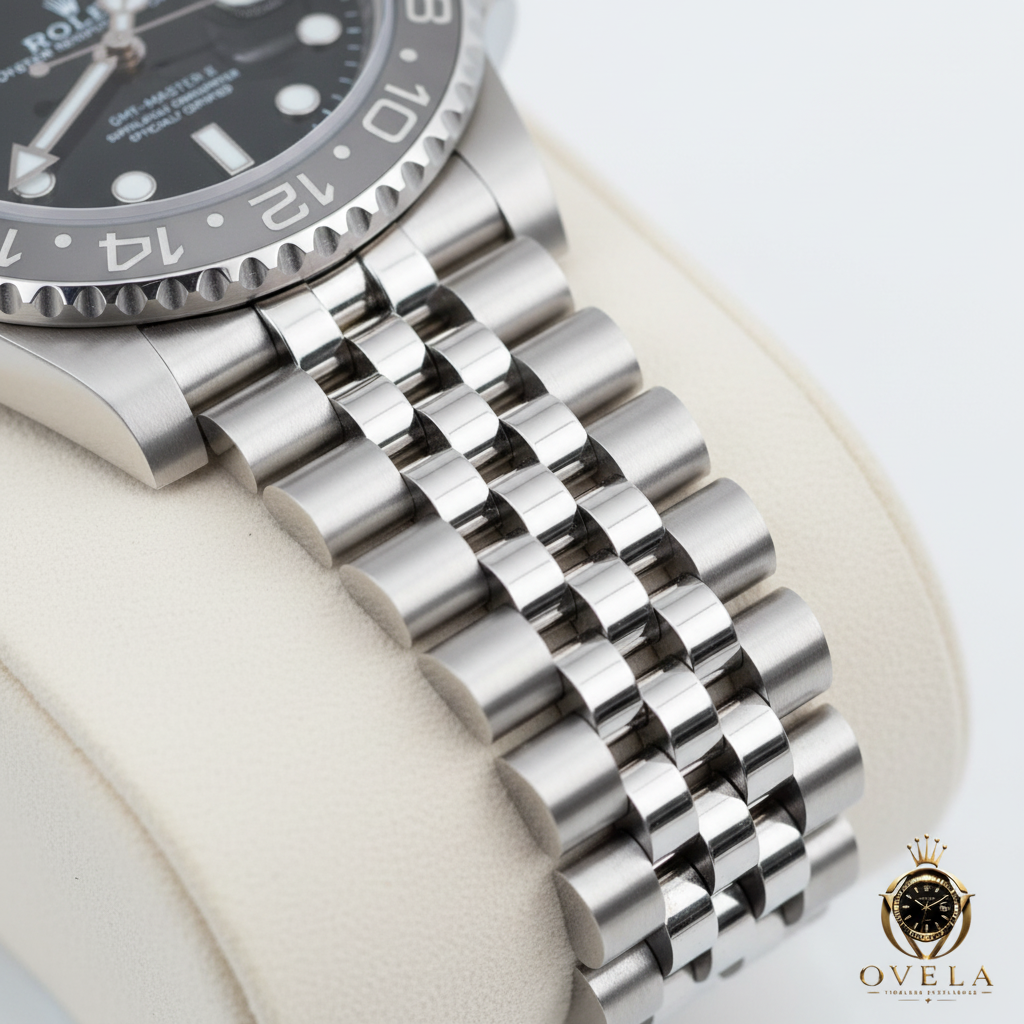 Rolex GMT-Master II Noir - Détail bracelet Jubilee