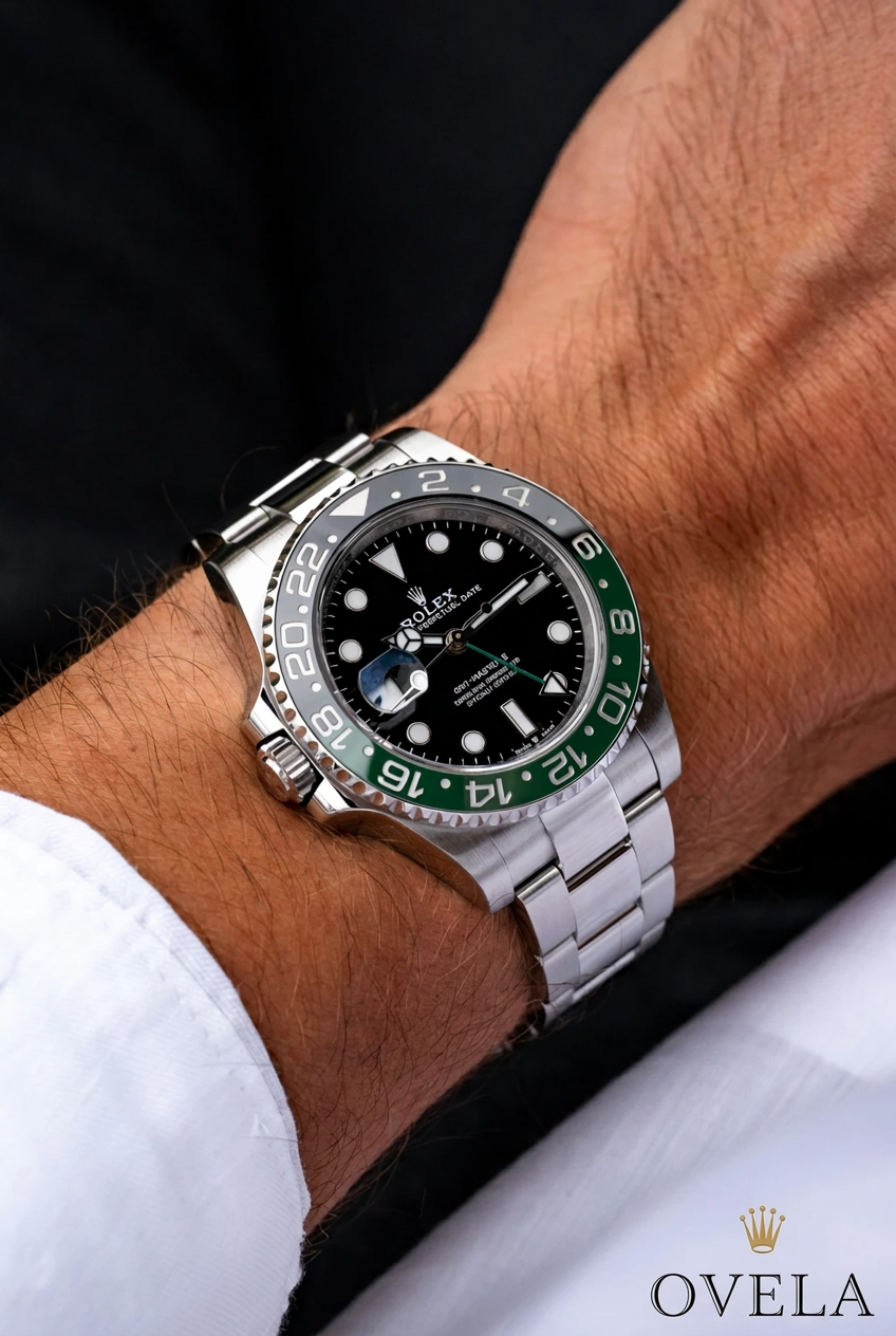 Montre et chemise avec logo OVELA