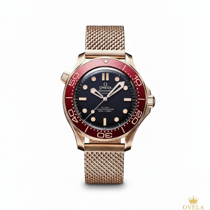 Omega Seamaster Bordeaux Or Rose cover