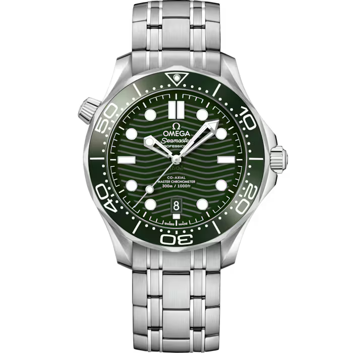 Omega Seamaster Diver 300M — CO‑AXIAL 42 mm | Cadran Vert | Bracelet Acier