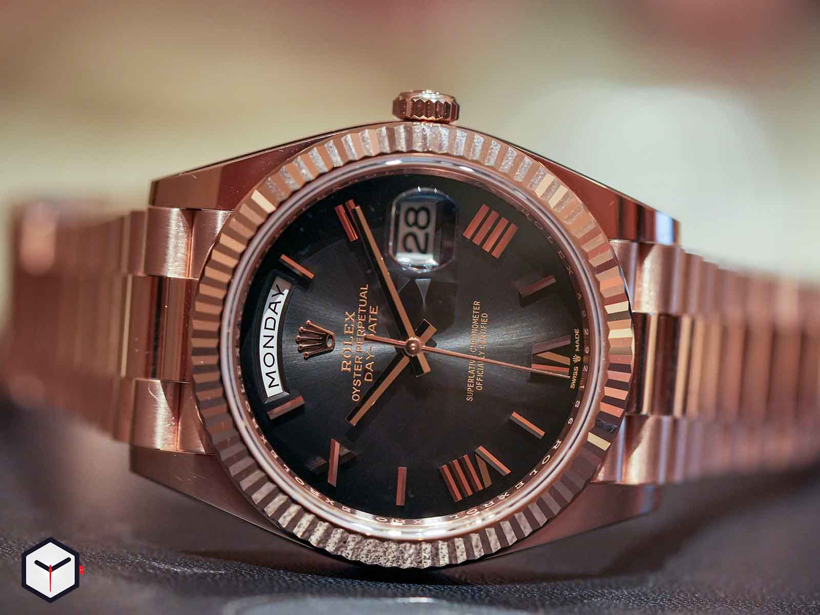 Rolex Day-Date – Rose Gold – Slate Ombre Dial